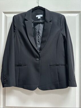 Liz Claiborne Black Single-Button Women's Blazer